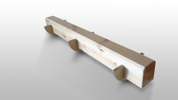 Дорожка-балансир 150*30*21 см (дерево) - fgospostavki.ru - Радужный