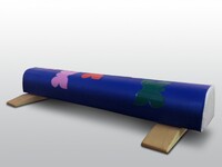 Бревно гимнастическое напольное на металлических опорах (2м) - fgospostavki.ru - Радужный