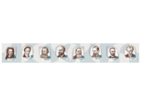 Стенд-лента "Выдающиеся ученые-историки" - fgospostavki.ru - Радужный