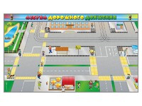 Доска магнитно-маркерная панорамная "Азбука дорожного движения" - fgospostavki.ru - Радужный