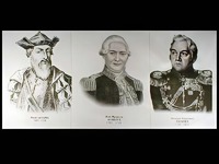 Портреты путешественников (25 штук, формат А3) - fgospostavki.ru - Радужный