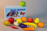 Набор муляжей для рисования (13 штук) - fgospostavki.ru - Радужный