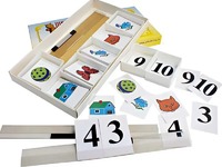 Счетная лесенка (ламинированная, с магнитным креплением) - fgospostavki.ru - Радужный