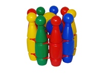 Кегли (9 штук, 2 мяча) - fgospostavki.ru - Радужный