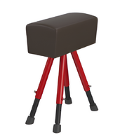 Козел гимнастический переменной высоты (чехол из натуральной кожи) - fgospostavki.ru - Радужный