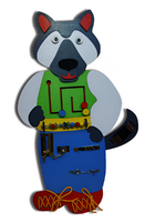 Бизиборд «Волчок-серый бочок» - fgospostavki.ru - Радужный