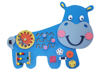 Бизиборд «Добрый бегемот» - fgospostavki.ru - Радужный