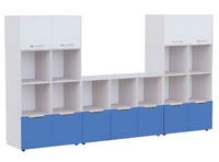 Шкаф модульный Teamwork - fgospostavki.ru - Радужный