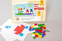 Игровой набор Фребеля "Конструктор плоскостной-1" (Серия "Эксперимент") - fgospostavki.ru - Радужный
