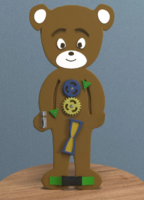 Бизиборд «Медвежонок» - fgospostavki.ru - Радужный