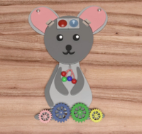 Бизиборд «Мышка-норушка» - fgospostavki.ru - Радужный