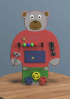 Бизиборд «Папа-медведь» - fgospostavki.ru - Радужный