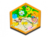 Бизиборд «Пчелиные соты №3» - fgospostavki.ru - Радужный