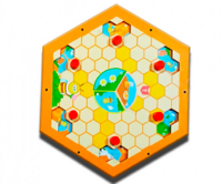 Бизиборд «Пчелиные соты №6» - fgospostavki.ru - Радужный