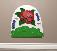 Бизиборд «Роза» - fgospostavki.ru - Радужный