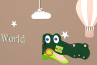 Бизиборд «Голова крокодила» - fgospostavki.ru - Радужный