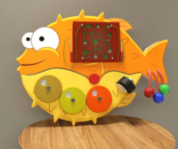 Бизиборд «Рыба-еж» - fgospostavki.ru - Радужный