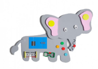 Бизиборд «Умный слоненок» - fgospostavki.ru - Радужный