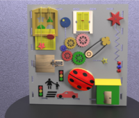 Бизиборд «Яркая мечта» - fgospostavki.ru - Радужный