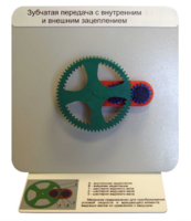 Демонстрационная модель "Зубчатая передача с внутренним и внешним зацеплением" - fgospostavki.ru - Радужный
