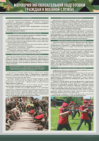 Стенд "Мероприятия обязательной подготовки граждан к военной службе" - fgospostavki.ru - Радужный