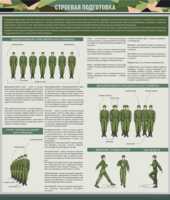 Стенд "Строевая подготовка" - fgospostavki.ru - Радужный