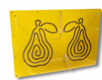 Межполушарная доска №21 желтая - fgospostavki.ru - Радужный