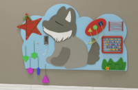 Бизиборд «Волк» - fgospostavki.ru - Радужный