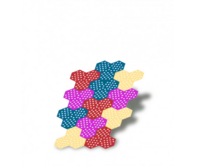 Настенная панель сборная (12 шт) - fgospostavki.ru - Радужный