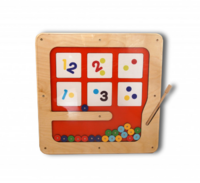 Развивающая детская панель (с элементами на магнитах) - fgospostavki.ru - Радужный