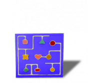 Развивающая панель для изучения движения фигур - fgospostavki.ru - Радужный