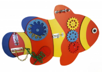 Бизиборд «Оранжевая рыбка» - fgospostavki.ru - Радужный