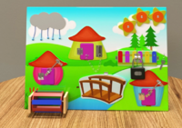 Тематическая настенная панель «Кто где живет» - fgospostavki.ru - Радужный