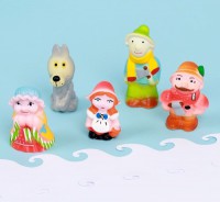 Набор резиновых игрушек «Красная шапочка» - fgospostavki.ru - Радужный