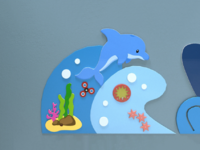 Бизиборд «Дельфин» - fgospostavki.ru - Радужный