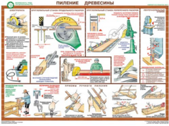 Комплект плакатов "Безопасность труда при деревообработке" - fgospostavki.ru - Радужный