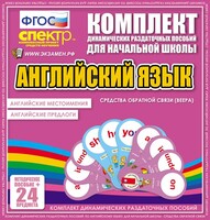 Динамические раздаточные пособия. Английский язык (веера). Английские местоимения, английские предлоги. - fgospostavki.ru - Радужный