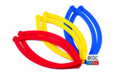 Кольца для классификации предметов настольные (диаметр 25см., 3 цвета, 15 шт.) - fgospostavki.ru - Радужный