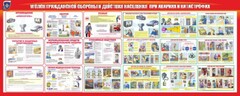 Стенд "Уголок гражданской обороны и действия населения в чрезвычайных ситуациях" - fgospostavki.ru - Радужный