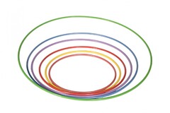 Обруч гимнастический окрашенный (540 миллиметров) - fgospostavki.ru - Радужный