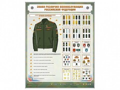 Интерактивный электрифицированный стенд "Знаки различия военнослужащих Российской Федерации" - fgospostavki.ru - Радужный