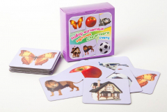 Набор магнитных карточек "Устный счет" (фон фиолетовый) - fgospostavki.ru - Радужный