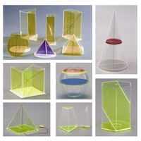 Базовый набор прозрачных геометрических тел с сечениями - fgospostavki.ru - Радужный