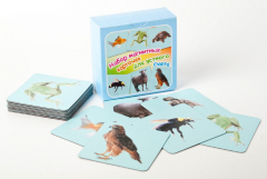 Набор магнитных карточек "Устный счет" (фон голубой) - fgospostavki.ru - Радужный