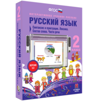 Русский язык 2 класс. Синтаксис и пунктуация. Лексика. Состав слова. Части речи - fgospostavki.ru - Радужный