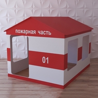Детский игровой домик «Пожарная служба» - fgospostavki.ru - Радужный