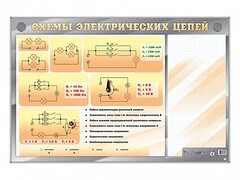 Электрифицированный стенд "Схемы электрических цепей" с маркерными полями - fgospostavki.ru - Радужный