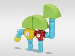 Мягкий магнитный конструктор "Макки" (37 деталей) - fgospostavki.ru - Радужный