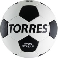 Мяч футбольный TORRES Main Stream (размер 4, синтетическая кожа, тренировочный) - fgospostavki.ru - Радужный