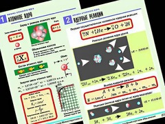 Комплект таблиц "Физика атомного ядра" (10 таблиц, формат А1, ламинированные) - fgospostavki.ru - Радужный